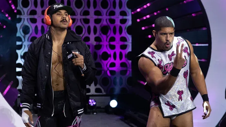 Max Caster and Anthony Bowens on AEW Collision