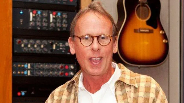 Jim Johnston in his music studio