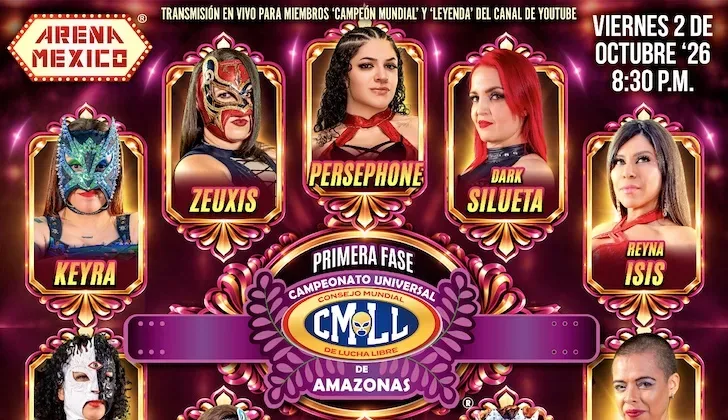Persephone Announced for CMLL’s 2026 Amazonas Universal Championship Tournament