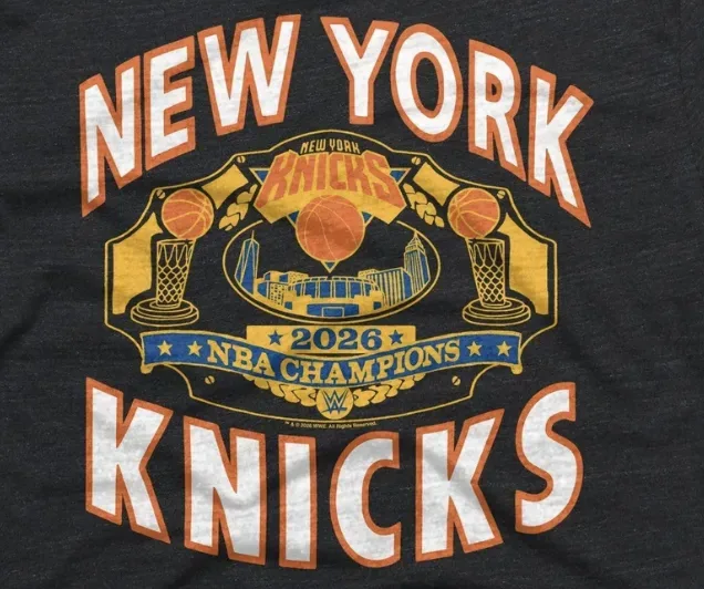 HOMAGE Unveils WWE-Inspired New York Knicks 2026 Championship Shirt