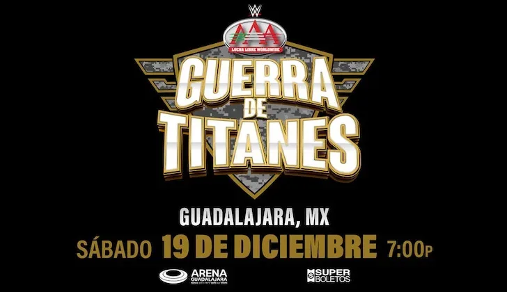 AAA Announces Guerra de Titanes 2026 for December 19 in Guadalajara
