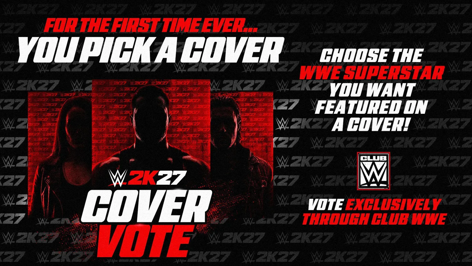 Club WWE Members Will Vote for a WWE 2K27 Cover Superstar