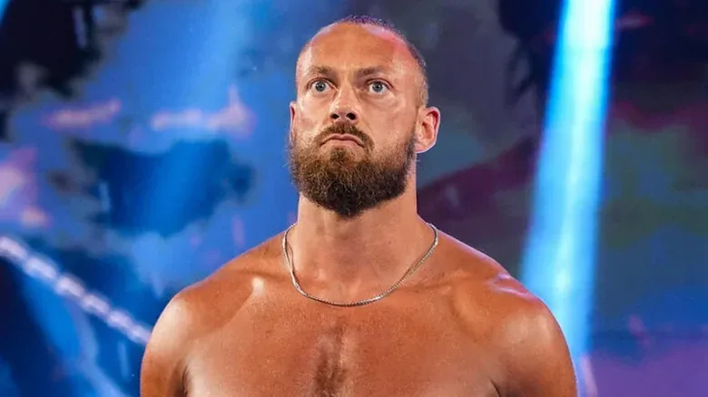 Big Cass makes his entrance on "WWE Raw."