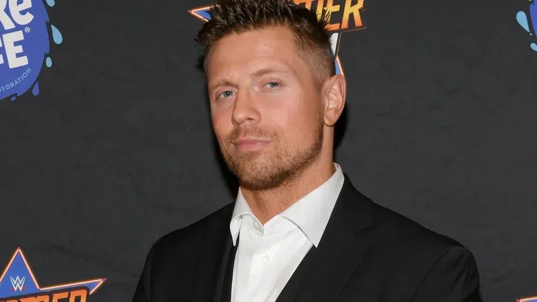 The Miz wearing a suit