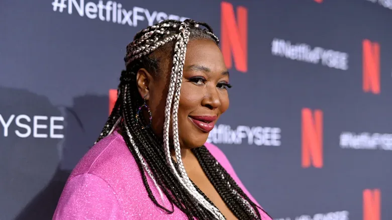 Kia Stevens attends the Netflix FYSEE Glow ATAS Official Red Carpet and Panel at Raleigh Studios on June 01, 2019 in Los Angeles, California.
