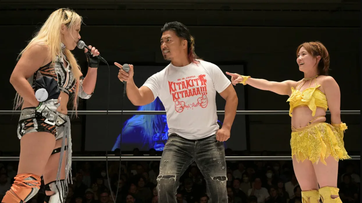 Shingo Takagi and Natsupoi to Team Against Hirooki Goto and Yuna Mizumori at STARDOM on October 29
