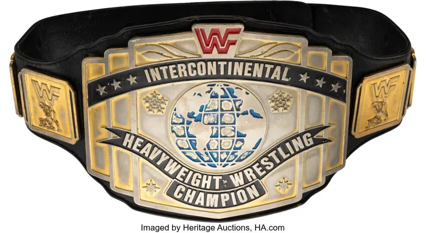 WWF Red Letter Intercontinental Title Belt Sells for Record $716,750
