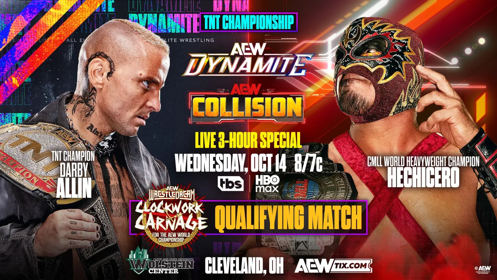 Five Clockwork Carnage Qualifiers Announced For AEW Dynamite & Collision