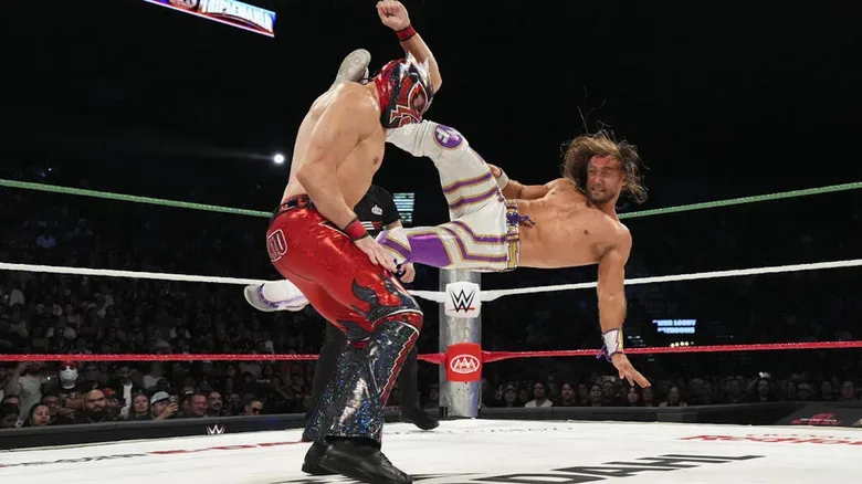 Nathan Frazer competing at TripleMania Night One
