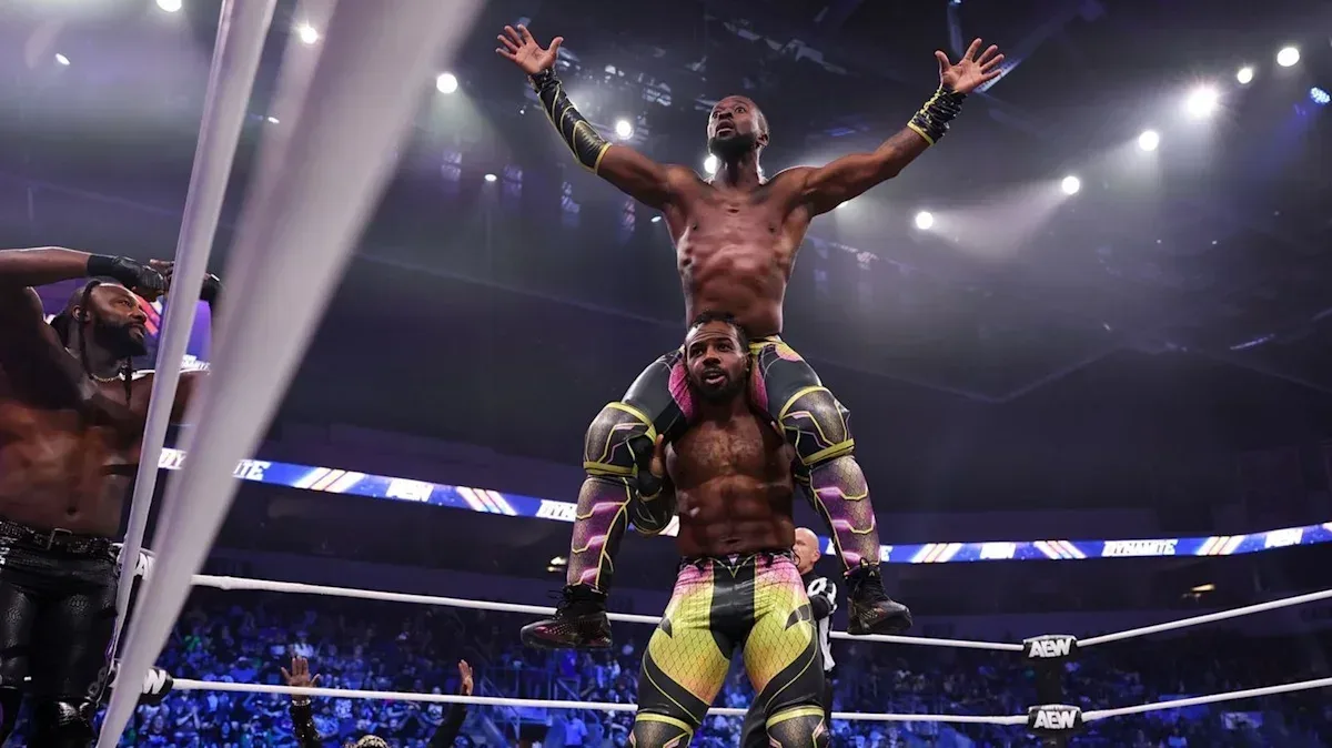 Kofi Delivers a Special Backstage Surprise for Kenny Jordan at AEW Event