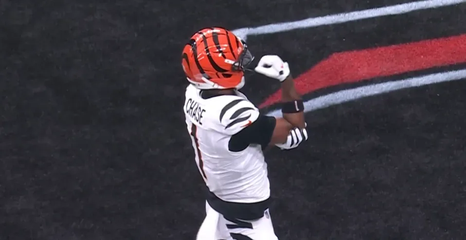 Ja’Marr Chase Wins Appeal Over “People’s Elbow” Touchdown Celebration Fines