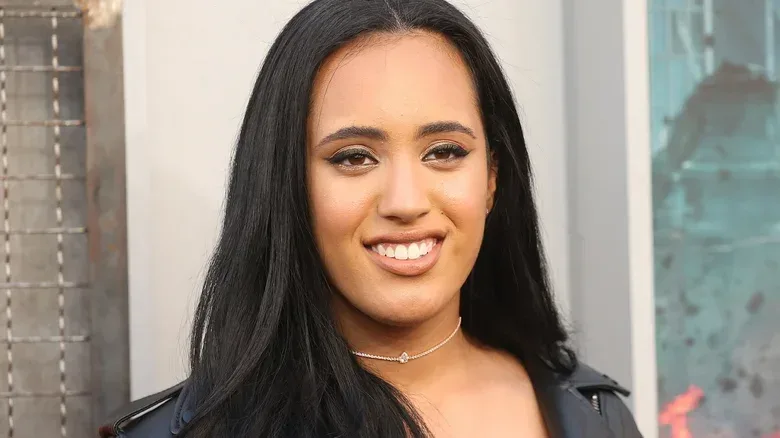 Simone Johnson smiling