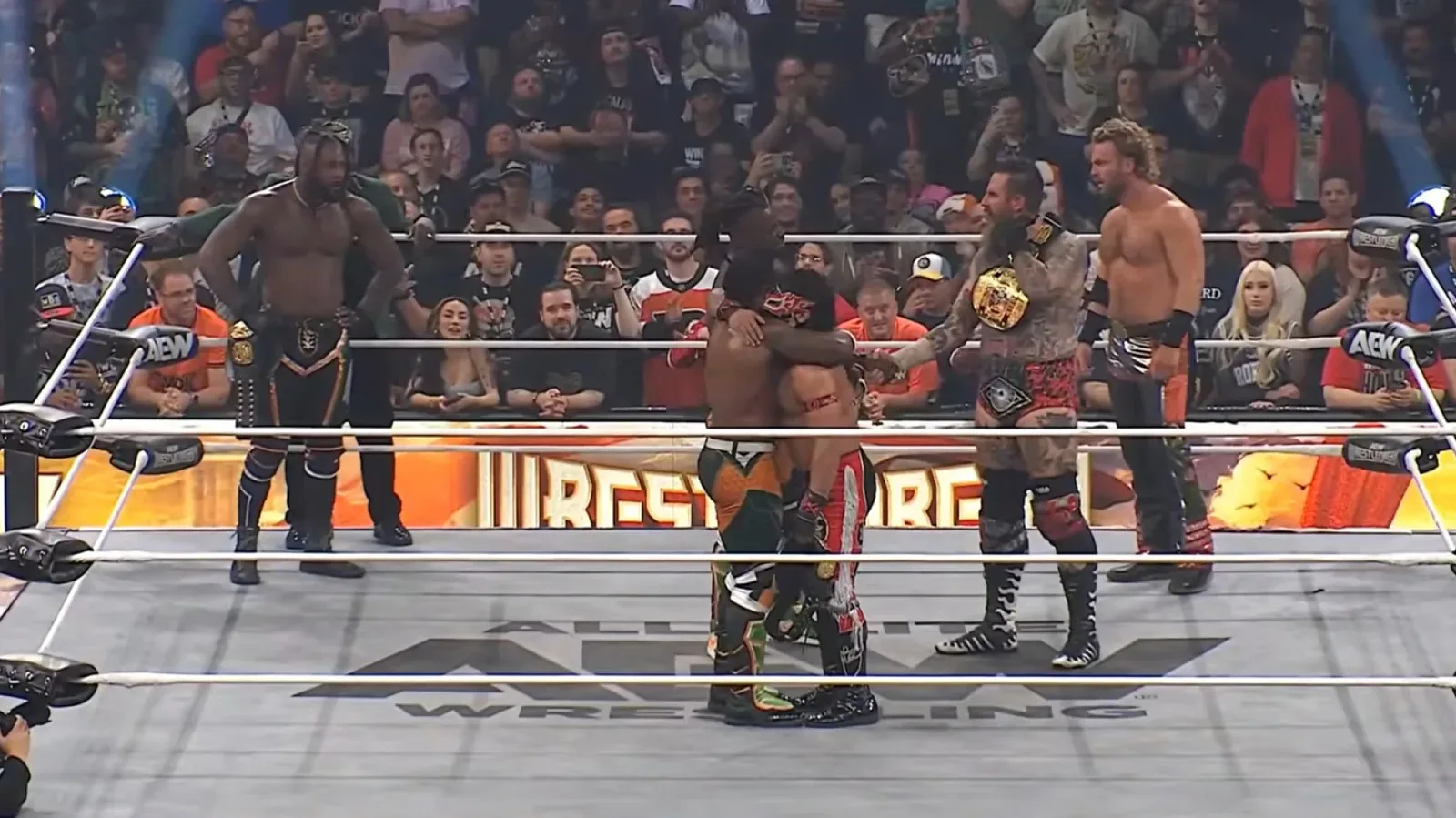Hangman Page and Brodido Regain AEW World Trios Titles at WrestleDream