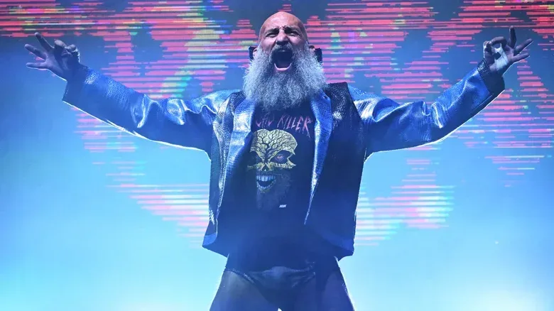 Tommaso Ciampa making his entrance in AEW
