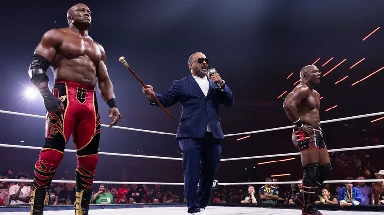 MVP with a mic in the ring with Hurt Syndicate