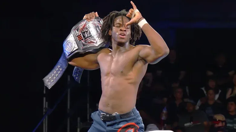 Cappuccino Jones holding his title