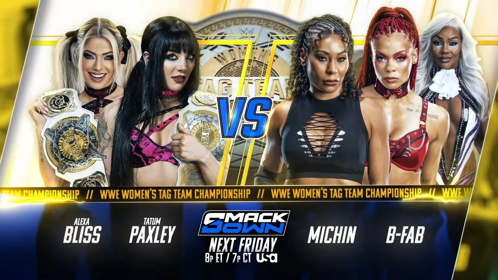 Giulia vs. Blake Monroe Street Fight, Women’s Tag Title Match Set for October 23 WWE SmackDown