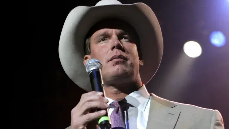 John 'Bradshaw' Layfield speaking during the Country Takes New York City - American Freedom Festival - Show.