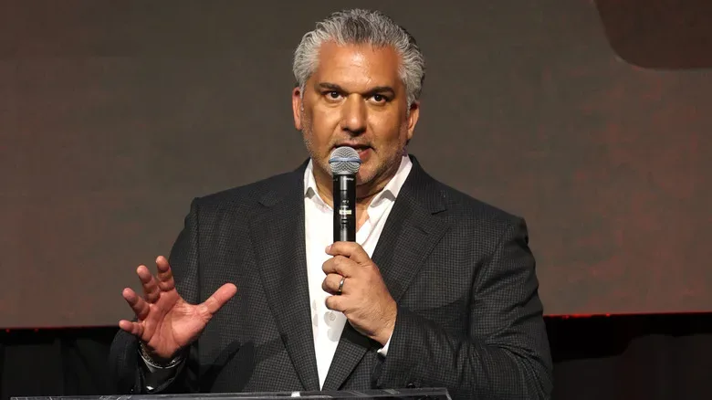 Nick Khan speaks onstage during the launch of Fanatics Studios