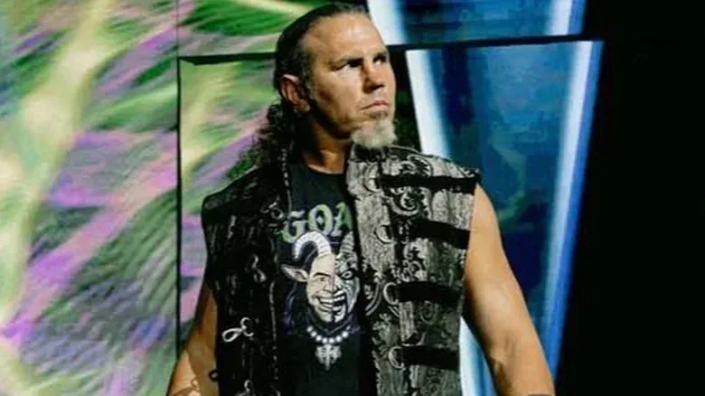 Matt Hardy looks out towards the crowd before facing Nic Nemeth (not pictured) on "TNA Impact"